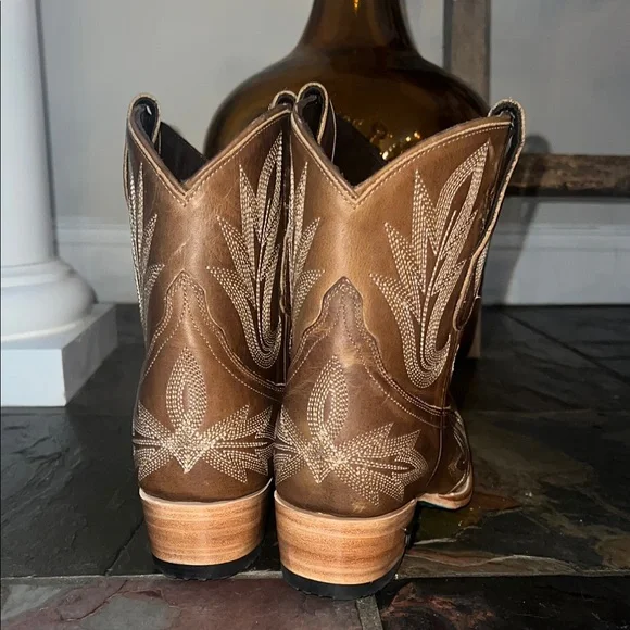 Brown Western Cowboy Boots - Picture 4 of 7